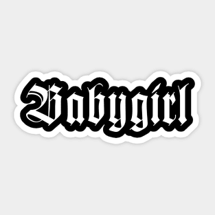 Baby Girl Sticker